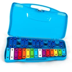 Costway 25 Notes Kids Glockenspiel Chromatic Metal Xylophone W/Case And 2 Mallets -Kiddie Kingdom Store GUEST 00334d7d 8de3 4f35 b733 74d836eddab2