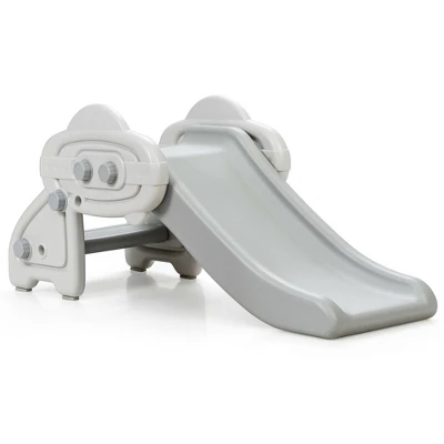 Costway Baby Slide Indoor First Play Climber Slide Set For Boys Girls Blue/Gray 13 Costway Baby Slide Indoor First Play Climber Slide Set For Boys Girls Blue/Gray - Image 11
