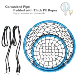 Costway Spider Web Chair Swing W/ Adjustable Hanging Ropes Kids Play Equipment BlueOrange 20 Costway Spider Web Chair Swing W/ Adjustable Hanging Ropes Kids Play Equipment BlueOrange -Kiddie Kingdom Store GUEST 03c0777e 8944 4cf5 8fcf 3ea0adb428d9