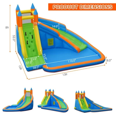 Costway Inflatable Water Slide Mighty Bounce House Jumper Castle W/ 480W Blower 5 Costway Inflatable Water Slide Mighty Bounce House Jumper Castle W/ 480W Blower - Image 3