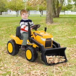 Costway 12V Kids Ride On Excavator Digger Electric Bulldozer Tractor RC With Light & Music -Kiddie Kingdom Store GUEST 03feb7e5 5740 4738 89e4 0fa4b6d4c193