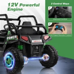 Costway 12V Kids Ride On UTV Electric Off-Road Truck Remote W/ LED Lights & Music -Kiddie Kingdom Store GUEST 04b5a5e1 908a 444c 84a8 9e8a28f0ac46