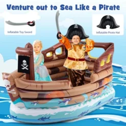 Costway Inflatable Pirate Ship Playhouse With Built In Motor Inflatable Toy Sword 14 Costway Inflatable Pirate Ship Playhouse With Built In Motor Inflatable Toy Sword -Kiddie Kingdom Store GUEST 067ae6fc 1e04 40b5 b59b 46b9c1761b4b