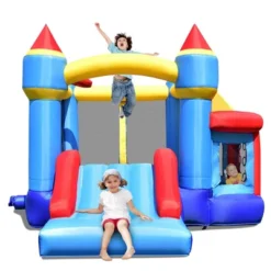 Costway InflatableBounce House Castle Slide Bouncer Kids Shooting Net/Without Blower -Kiddie Kingdom Store GUEST 07b132b2 b669 40c4 a26d b43a912d7c59