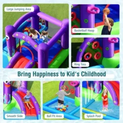 Costway Inflatable Water Slide Castle Kids Bounce House W/ Octopus Style Blower Excluded -Kiddie Kingdom Store GUEST 07b9bb69 f1ee 40bd ab89 4e936676a1cc