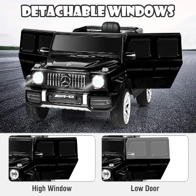 Costway 12V Kids Ride On Car Licensed Mercedes Benz G63 Electric Vehicle With Remote Control 5 Costway 12V Kids Ride On Car Licensed Mercedes Benz G63 Electric Vehicle With Remote Control - Image 3