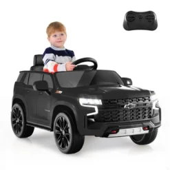 Costway 12V Kids Ride On Car Chevrolet Tahoe Electric Truck SUV Remote W/ Light & Music -Kiddie Kingdom Store GUEST 0815e50a cd06 43d0 9e71 76d47dae9044