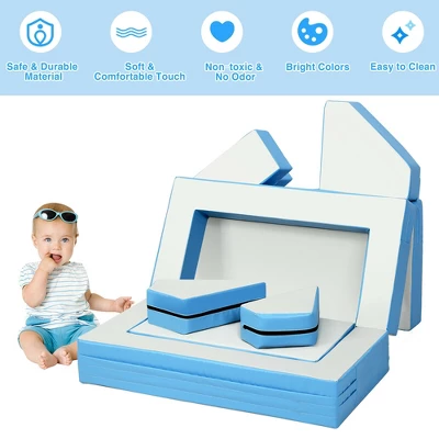 Costway 4-in-1 Crawl Climb Foam Shapes Playset Softzone Toy Kids Toddler Preschoolers 5 Costway 4-in-1 Crawl Climb Foam Shapes Playset Softzone Toy Kids Toddler Preschoolers - Image 3