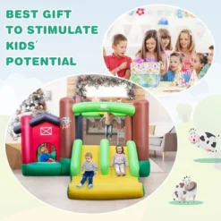 Costway Farm Themed Inflatable Castle Kids Bounce House W/ Double Slides 17 Costway Farm Themed Inflatable Castle Kids Bounce House W/ Double Slides -Kiddie Kingdom Store GUEST 0b89a16d d726 4f39 8c97 a52e46becd37