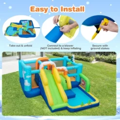 Costway 7-in-1 Kids Inflatable Bounce Castle Multi-Play Jumping House -Kiddie Kingdom Store GUEST 0d775e74 826b 418a b566 63cbe9db122a