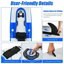 Costway 1 Person Inflatable Kayak Includes Aluminum Paddle With Hand Pump GreenBlue 17 Costway 1 Person Inflatable Kayak Includes Aluminum Paddle With Hand Pump GreenBlue -Kiddie Kingdom Store GUEST 0da62644 17c5 4ebc 9faa f355bc841974