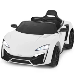 Costway 12V Kids Ride On Car 2.4G RC Electric Vehicle W/ Lights MP3 Openable Doors WhiteBlack RedPink -Kiddie Kingdom Store GUEST 0e0c5621 629d 4aec 84d9 ad119a66c4f1