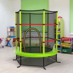 Costway Youth Jumping Round Trampoline 55'' Exercise W/ Safety Pad Enclosure Combo Kids BlueGreeRed -Kiddie Kingdom Store GUEST 0e43a986 7ffb 48b7 a01d b67437ef9ced