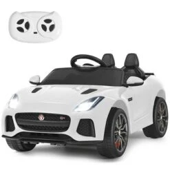 Costway 12V Jaguar F-Type SVR Licensed Kids Ride On Car Motorized Vehicle W/ MP3 Navy -Kiddie Kingdom Store GUEST 0f03f860 4b60 4dcd 88bb e572c579e276