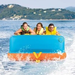 Costway Towable Tube For Boating 3 Riders With Front & Back Tow Points For Towing Rider 14 Costway Towable Tube For Boating 3 Riders With Front & Back Tow Points For Towing Rider -Kiddie Kingdom Store GUEST 0ff92873 c028 4108 80b6 310f496785db