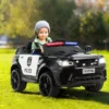 Costway Kids 12V Electric Ride On Car Police Car With Remote Control BlackWhite -Kiddie Kingdom Store GUEST 104daacf d355 4cfb b4c2 77dfa770b32a