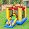 Costway Inflatable Bouncer Kids Slide Bounce House For Indoor Outdoor Without Blower
