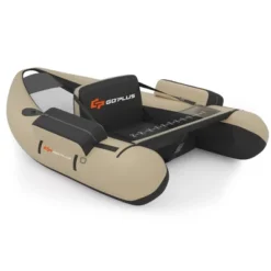 Costway Inflatable Fishing Float Tube W/Pump & Storage Pockets & Fish Ruler GrayBeigeGreen -Kiddie Kingdom Store GUEST 11115ce9 67f5 49b0 b29e c390cf14ff03