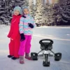 Costway Kids Snow Racer Sled W/Steering Wheel Double Brakes Pull Rope Iron Frame -Kiddie Kingdom Store GUEST 12a5825b de31 4ca6 9b5f 98cf85e7591a