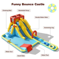 Costway 7 In 1 Inflatable Dual Slide Water Park Climbing Bouncer -Kiddie Kingdom Store GUEST 133759d1 3a2c 4892 b895 6ca538c8bebe