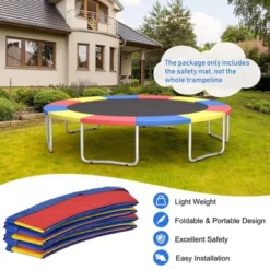 Costway 8/10/12/14/15/16FT Trampoline Replacement Safety Pad Universal Trampoline Cover -Kiddie Kingdom Store GUEST 133ffdc9 4be1 4992 b745 24a466387b00