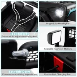 Costway 12V Kids Ride On Truck Car Battery Powered Electric Vehicle With Remote Control White/Purple/Red/Blue/Black/Pink -Kiddie Kingdom Store GUEST 136fce90 c83d 477d 820a a6d41e96f59f