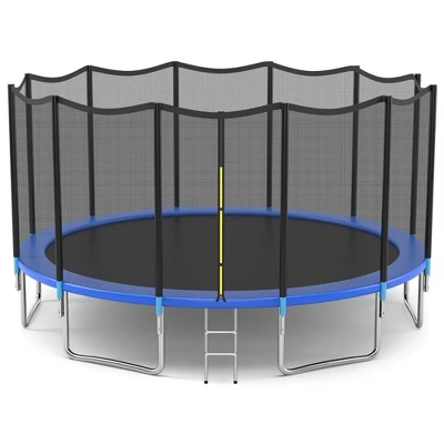 Costway 8/10/12/14/15/16 FT Outdoor Trampoline Bounce Combo W/Safety Closure Net Ladder 11 Costway 8/10/12/14/15/16 FT Outdoor Trampoline Bounce Combo W/Safety Closure Net Ladder - Image 9