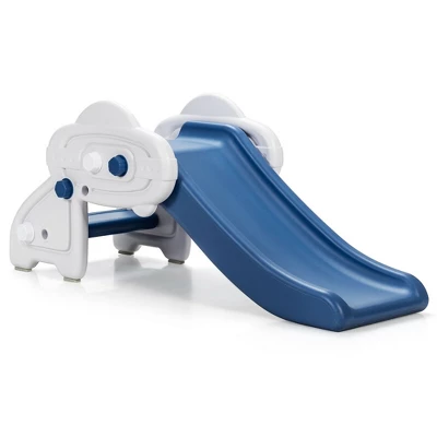 Costway Baby Slide Indoor First Play Climber Slide Set For Boys Girls Blue/Gray 12 Costway Baby Slide Indoor First Play Climber Slide Set For Boys Girls Blue/Gray - Image 10