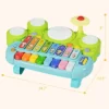 Costway 3 In 1 Musical Instruments Electronic Piano Xylophone Drum Set Learning Toys -Kiddie Kingdom Store GUEST 14196b75 063a 4c2e a2b6 4c1ecf4accd6