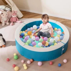 Costway 44.5" X 10" Baby Ball Pit Detachable Foam Ball Pit With 50 Colorful Ocean Balls Blue/Pink 15 Costway 44.5" X 10" Baby Ball Pit Detachable Foam Ball Pit With 50 Colorful Ocean Balls Blue/Pink -Kiddie Kingdom Store GUEST 1450fe40 5952 429d 935a 81957fb38eb2