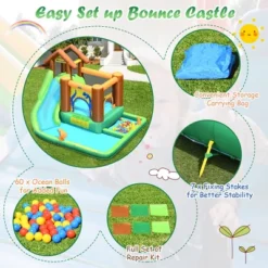 Bountech Inflatable Waterslide Bounce House Climbing Wall Without Blower -Kiddie Kingdom Store GUEST 15ff906a 4260 4820 ab30 34784cdfe53f