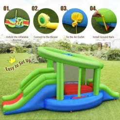 Costway Inflatable Snail Bounce House Dual Slide Basketball Game Without Blower 17 Costway Inflatable Snail Bounce House Dual Slide Basketball Game Without Blower -Kiddie Kingdom Store GUEST 188458e9 a05b 44ec a721 f0c3c231beb6