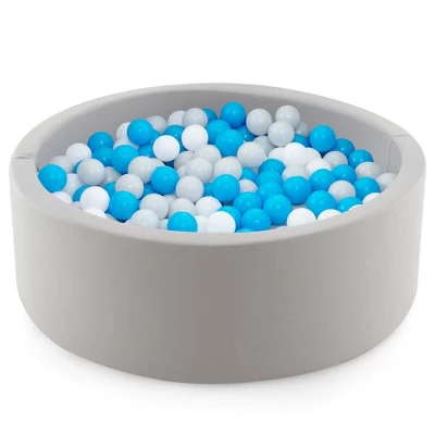 Costway 35.5" X 12" Soft Round Ball Pool For Toddlers & Baby With 200 Ocean Balls 11 Costway 35.5" X 12" Soft Round Ball Pool For Toddlers & Baby With 200 Ocean Balls - Image 9
