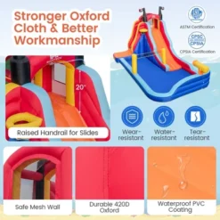 Costway Inflatable Water Slide Park Pirate Theme Bouncer Playhouse Castle With 735W Blower 16 Costway Inflatable Water Slide Park Pirate Theme Bouncer Playhouse Castle With 735W Blower -Kiddie Kingdom Store GUEST 18ed4f7d 34fe 4230 916b bd1e9b388482