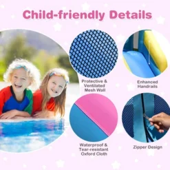 Costway Inflatable Bounce House Sweet Candy Bouncy Castle W/ Water Slide& 480W Blower 16 Costway Inflatable Bounce House Sweet Candy Bouncy Castle W/ Water Slide& 480W Blower -Kiddie Kingdom Store GUEST 19e55161 f2c7 4aa2 aa18 07d104c1f1e9