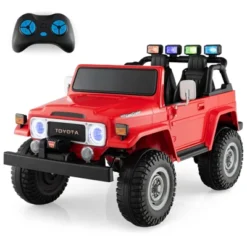 Costway 2 Seater Ride On Truck Car 12V Licensed Toyota FJ40 RC W/ Laser Light & Music -Kiddie Kingdom Store GUEST 1a70396e 2600 4973 8201 688fca3c24e9