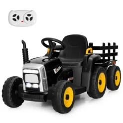 Costway 12V Kids Ride On Tractor With Trailer Ground Loader W/ RC & Lights RedPinkGreen 29 Costway 12V Kids Ride On Tractor With Trailer Ground Loader W/ RC & Lights RedPinkGreen -Kiddie Kingdom Store GUEST 1e727920 c301 4c60 bf3d a4f04f99c9a4