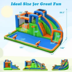 Costway Inflatable Water Slide Giant Bounce Castle W/Dual Climbing Walls Blower Excluded 15 Costway Inflatable Water Slide Giant Bounce Castle W/Dual Climbing Walls Blower Excluded -Kiddie Kingdom Store GUEST 1ef595fb 2f91 46a5 b2b4 e0a363be0198