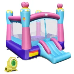 Costway Inflatable Bounce House 3-in-1 Princess Theme Inflatable Castle W/ 735W Blower -Kiddie Kingdom Store GUEST 1fa94f2e 7dcd 4f9f aec7 5910638e8641