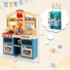 Costway Kids Play Kitchen Set 69PC Kitchen Playset Toys W/ Realistic Lights & Sounds -Kiddie Kingdom Store GUEST 2042b6e2 4ad7 4d27 b564 644edcdea7a4