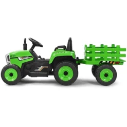 Costway 12V Kids Ride On Tractor With Trailer Ground Loader W/ RC & Lights RedPinkGreen 21 Costway 12V Kids Ride On Tractor With Trailer Ground Loader W/ RC & Lights RedPinkGreen -Kiddie Kingdom Store GUEST 206b8ae9 1631 4d5f 8944 5482c784add7