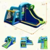 Costway Inflatable Bouncer Climbing Bounce House Kids Slide Park Ball Pit W/ 750W Blower -Kiddie Kingdom Store GUEST 20daea64 d8db 4897 965d 36d685f13c83