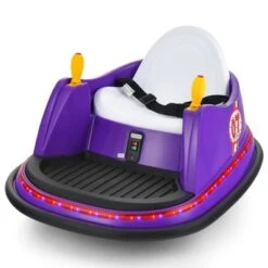 Costway 12V Vehicle 360° Spin Race Toy Kids Ride On Bumper Car W/ Remote Control Purple/Blue/Red/Pink 26 Costway 12V Vehicle 360° Spin Race Toy Kids Ride On Bumper Car W/ Remote Control Purple/Blue/Red/Pink -Kiddie Kingdom Store GUEST 21b85d22 5704 4e3f bdc4 11f6fa45100f