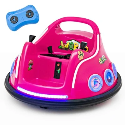 Costway 12V Kids Ride On Bumper Car Remote Control W/ Flashing LED Light & Music 13 Costway 12V Kids Ride On Bumper Car Remote Control W/ Flashing LED Light & Music - Image 11