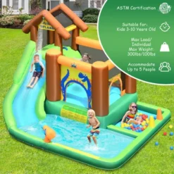 Bountech Inflatable Waterslide Bounce House Climbing Wall Without Blower -Kiddie Kingdom Store GUEST 2494d6ef b514 40b7 a723 070f4f6d67ae