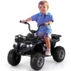 Costway Kids Ride On Electric ATV 6V 4-Wheeler Quad Car With One-Button Start Tread Tires Black/Navy/Red/Pink -Kiddie Kingdom Store GUEST 24d6ac9e f77a 401f af98 ed866c0a65d9