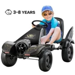 Go Kart Pedal Powered Kids Ride On Car 4 Wheel Racer Toy W/ Clutch & Hand Brake -Kiddie Kingdom Store GUEST 263f6479 4a80 4969 b369 cc61272d6dcb
