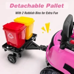 Costway Ride On Car 12V 2 In 1 Kids Street Sweeper Truck Electric Vehicle With Remote Control 15 Costway Ride On Car 12V 2 In 1 Kids Street Sweeper Truck Electric Vehicle With Remote Control -Kiddie Kingdom Store GUEST 27fab7a7 d2f0 4eb2 a622 5473a7ce195e