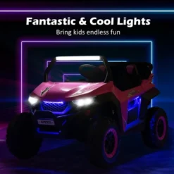 Costway 12V 2-Seater Kids Ride On UTV RC Electric Vehicle Suspension W/ Lights & Music -Kiddie Kingdom Store GUEST 2962bd5b bd27 4bf2 9b21 b77ad73a6e8e