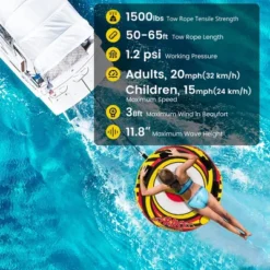 Costway Inflatable Towable Tubes For Boating Water Sport Towables For Boat To Pull 15 Costway Inflatable Towable Tubes For Boating Water Sport Towables For Boat To Pull -Kiddie Kingdom Store GUEST 2c4b70e4 ecf2 4259 abf3 ca3ff54129ed